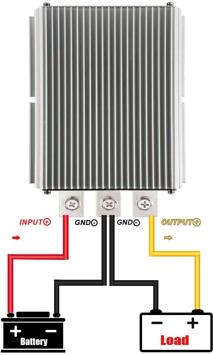 60A 720W 12v carro de golf 48V 36V a 12V convertidor regulador de voltaje carro de golf convertidor de voltaje impermeable
