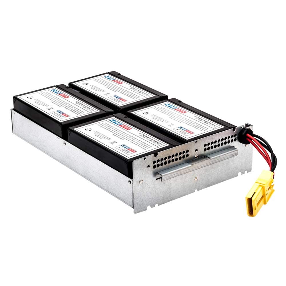 UPSBatteryCenter APC Smart UPS 1500 LCD RM 2U SMT1500RM2U Paquete de baterías de repuesto compatibles