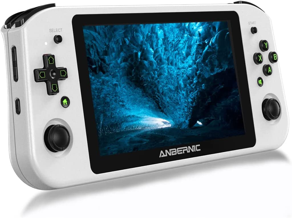 Daxceirry WIN600 Consola de juegos portátil PC Win 10 Edition 8G DDR4 con SSD M.2 de 128G, compatible con sistema operativo Steam con AMD Athlon Silver 3020e visualización IPS de laminación completa OCA de 5.9" (3020-negro)