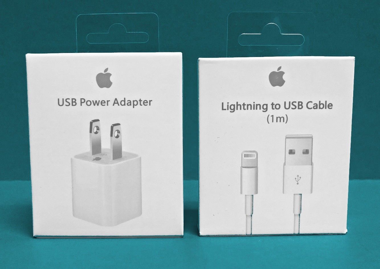 Cargador Adaptador original Apple Lightning to USB y cable para iPhone –