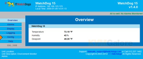 WatchDog 15-P ALAMBRICO MODELO G1620 MONITOREO CLIMATICO
