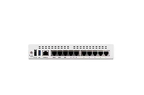 Fortinet FortiGate 60F Hardware, protección unificada contra amenazas (UTP) de 12 meses, seguridad contra cortafuegos