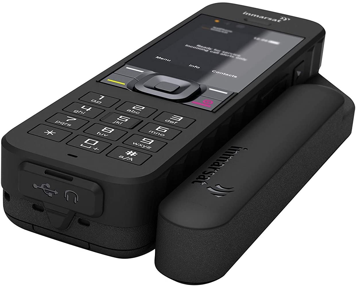 BlueCosmo Inmarsat IsatPhone 2.1 kit de teléfono satélite, 1: Tarjeta SIM incluida (sin horario de aire)