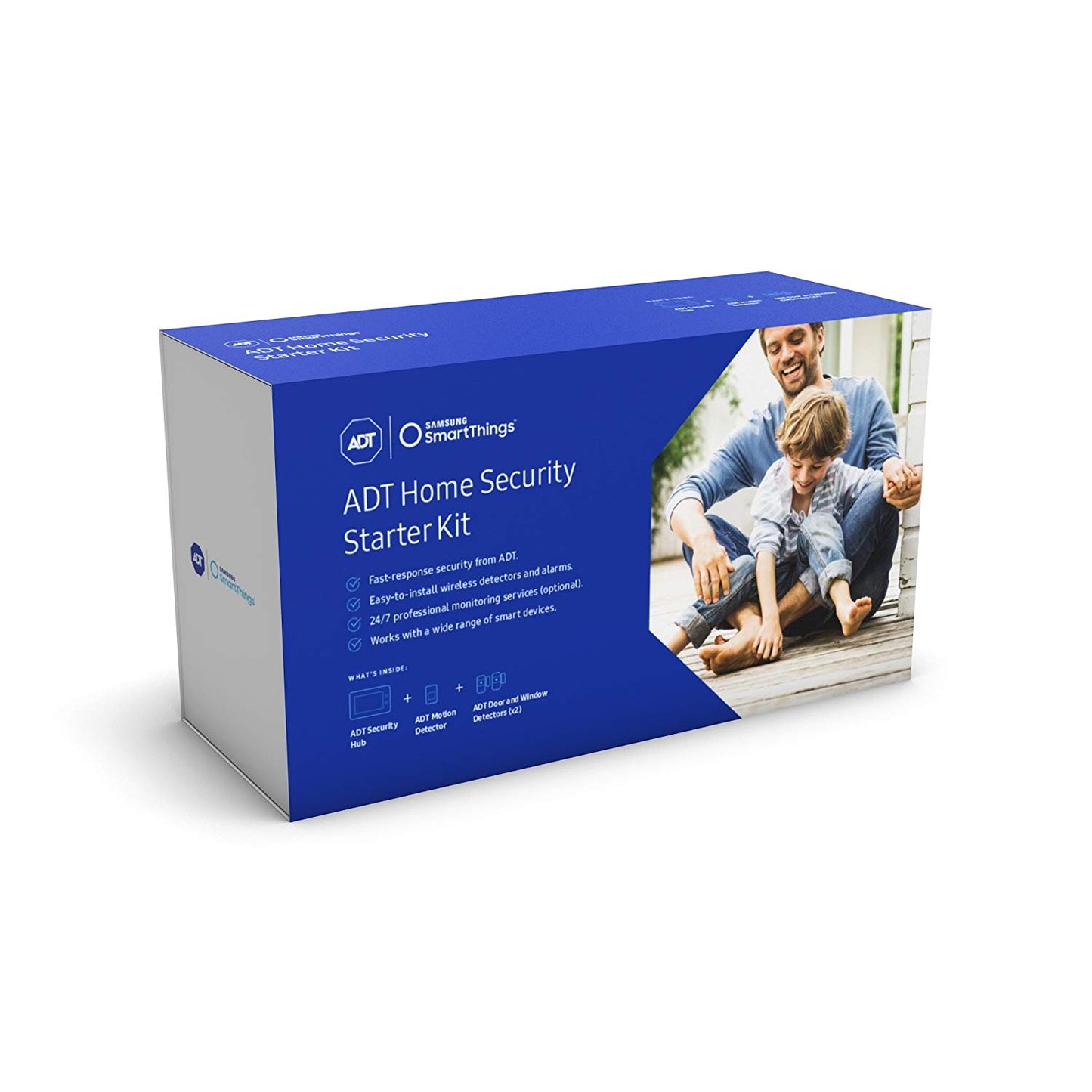 Samsung SmartThings ADT Wireless Home Security Starter Kit with DIY Smart Alarm System Hub