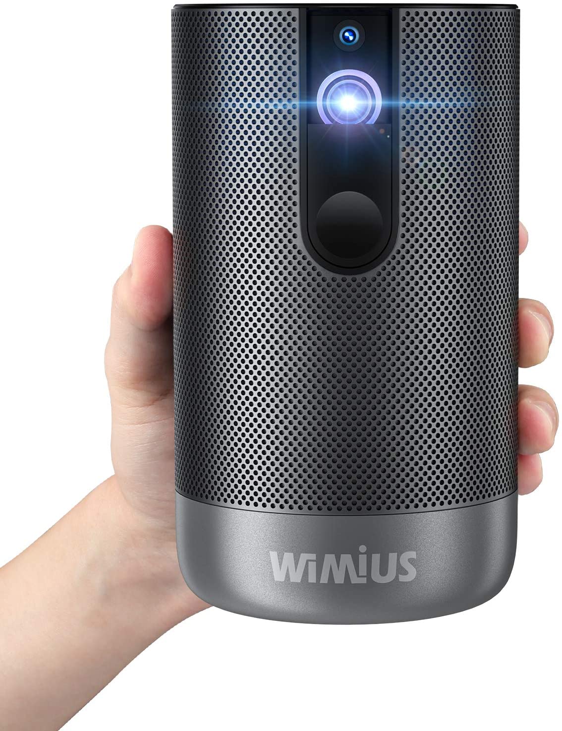 WiMiUS Q1 Mini Android TV Proyector (2G+16G), 500 ANSI Lumens Native 1080p Projector with 5G Wi-Fi, Bluetooth, 3D, 5,000+ Apps
