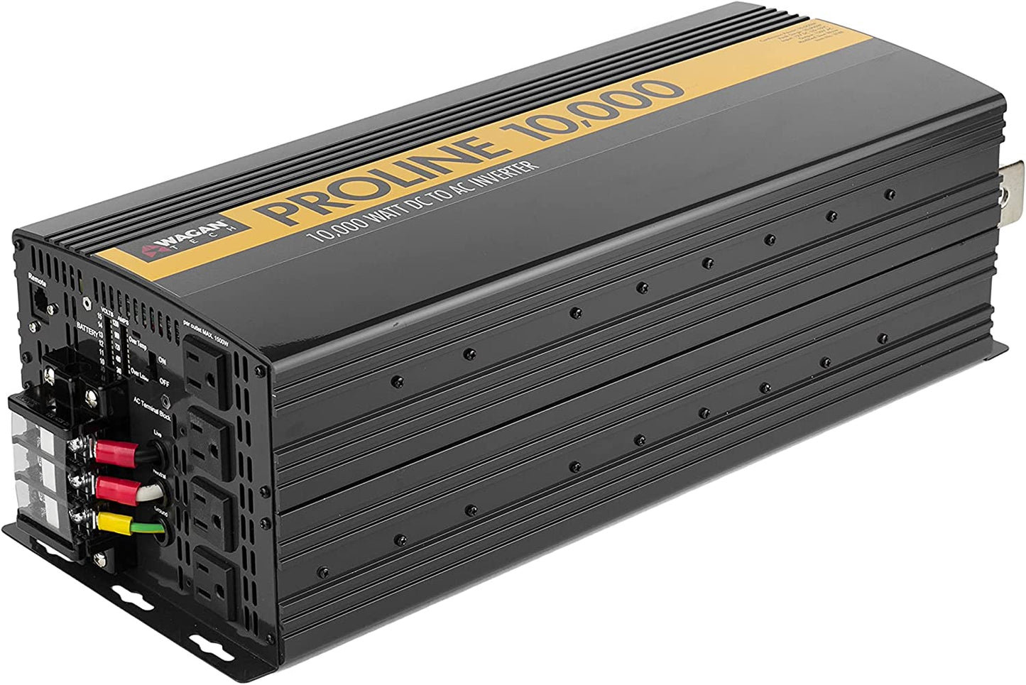 Wagan EL3748-8 ProLine 48 V 10000 W inversor de potencia, 20000 W de potencia de sobretensión, convertidor de 48V Ó 24V