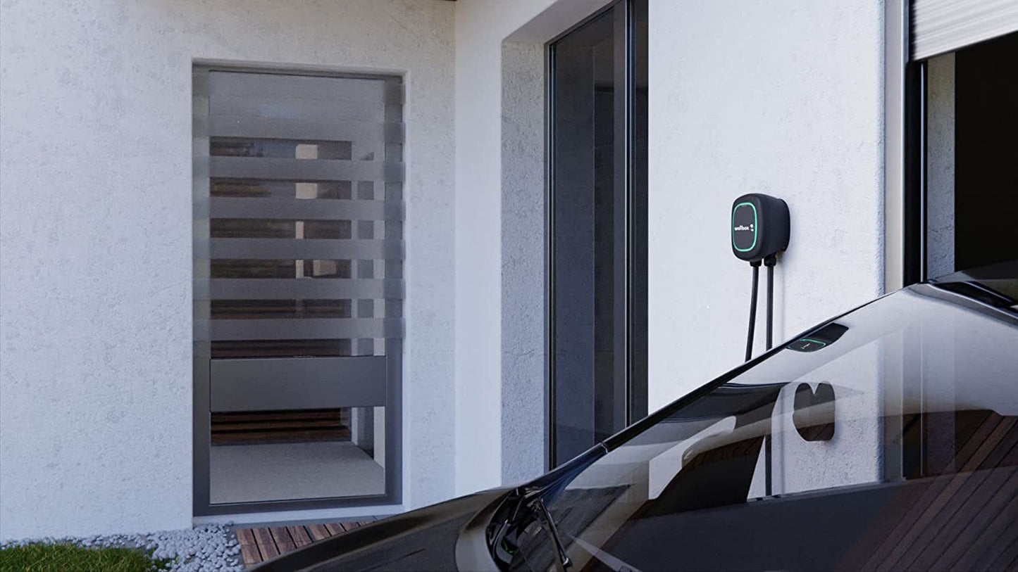 Pulsar Plus Level 2 Cargador inteligente para vehículo eléctrico – 40 Amp NEMA ultra compacto, WiFi, Bluetooth, Alexa y Google Home