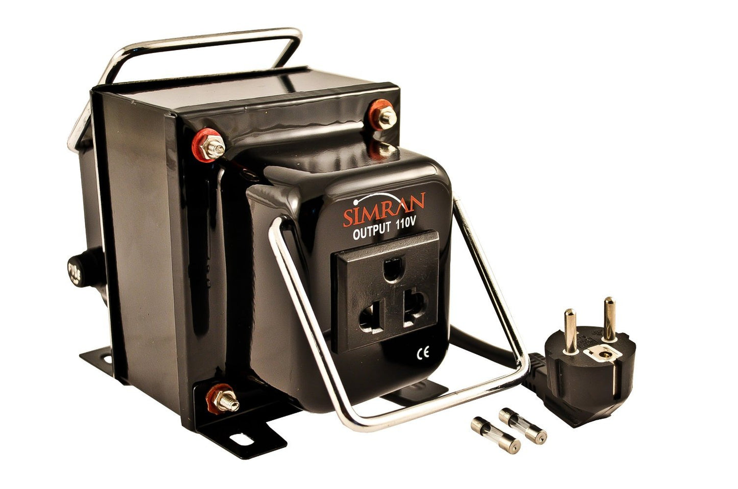 Simran THG-2000T Convertidor transformador de voltaje de paso hacia arriba y hacia abajo para 110 V y 220/240 V 2000 W