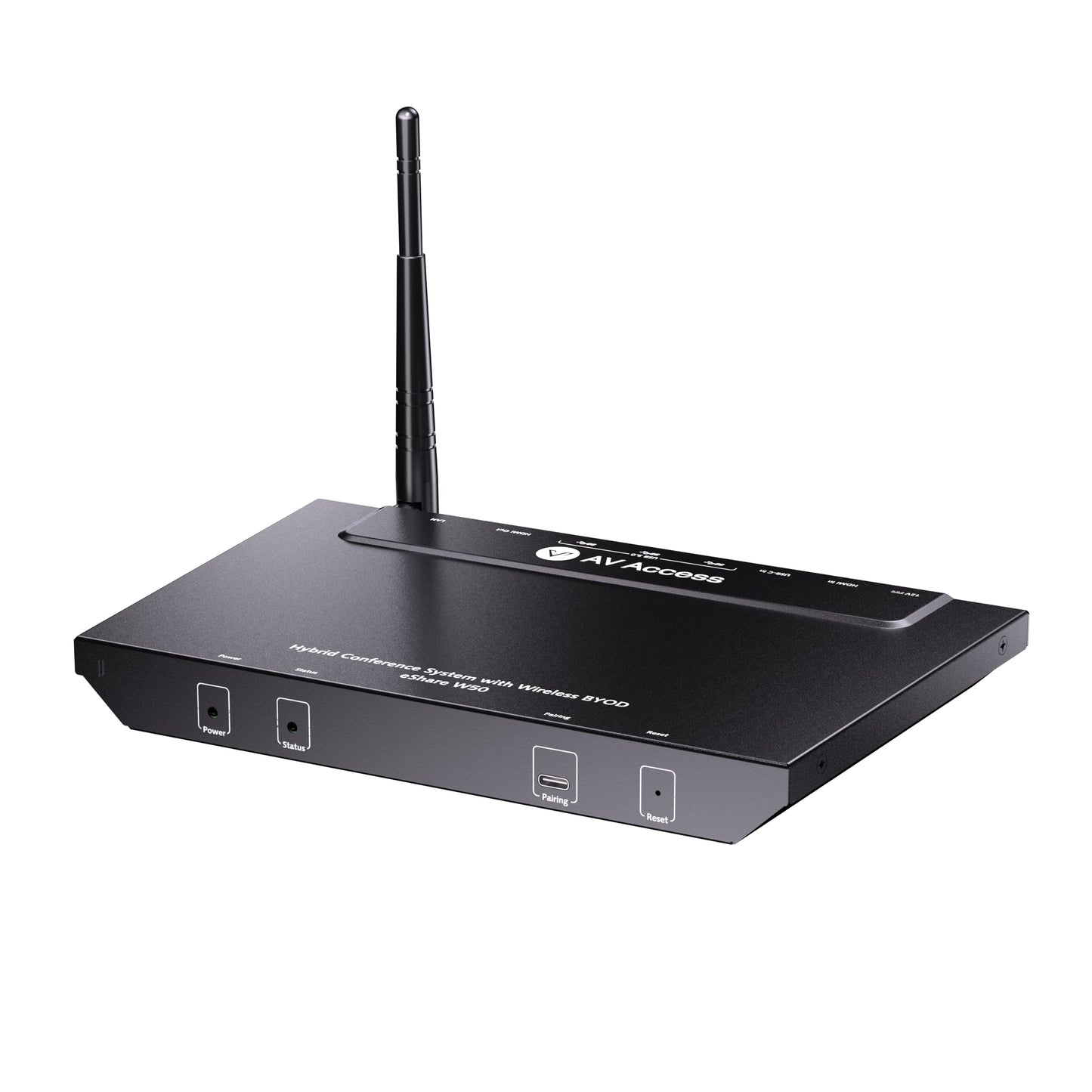 Sistema de presentación inalámbrico y con cable AV Access 4K, duplicación de pantalla de conferencias híbrida a través de AirPlay, Miracast, Dongle, no necesita controlador y WiFi, Hub USB 3.0 para sala de reuniones pequeña y mediana