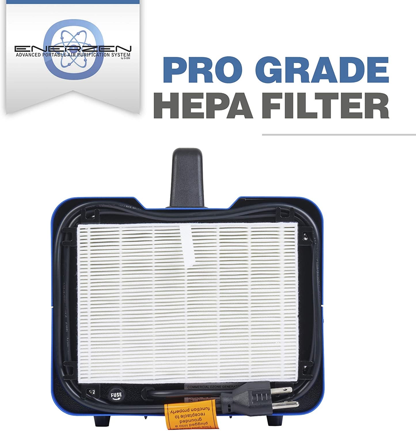 Enerzen Commercial Ozone Generator Industrial O3 Air Purifier Deodorizer Sterilizer (O-uvc3 3 Ozone Plates)