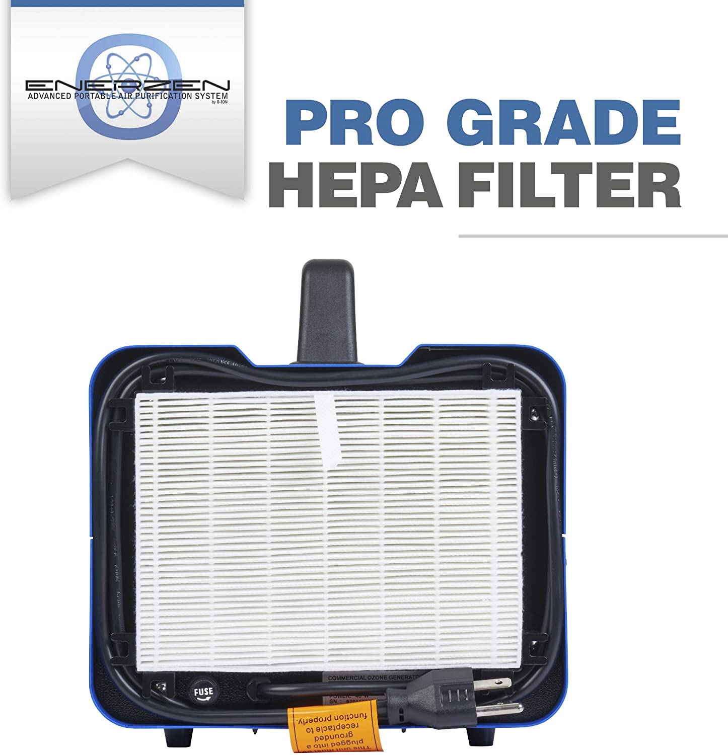 Enerzen Commercial Ozone Generator Industrial O3 Air Purifier Deodorizer Sterilizer (O-uvc3 3 Ozone Plates)