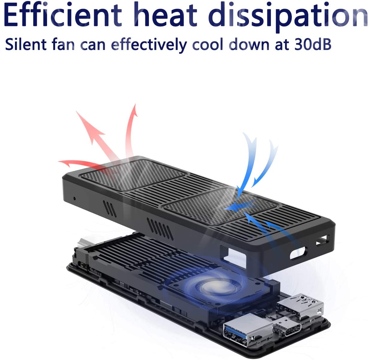 Mini PC Stick Intel Celeron N4000 (hasta 2,6 GHz) 4 GB DDR4/64 GB eMMC Intel Stick PC 4 K a 60 Hz HD HDMI 2.0/Mini DP Puertos Dual WiFi BT5.0/2xUSB3.0/USB-C/Auto Power On