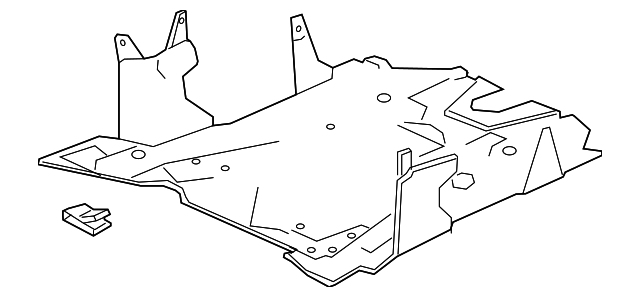 HONDA Conjunto de cubierta, motor (inferior) Honda 74110 Honda 2016-2020 Civic Coupe