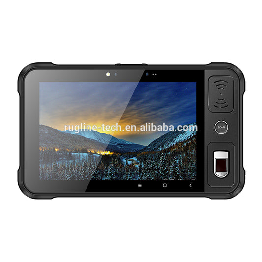 8 '' IPS LTPS 1920x1200 13MP Cámara Rugged IP65 4G inalámbrica Android 7.1 Industrial Tablet PC con escáner de huellas dactilares