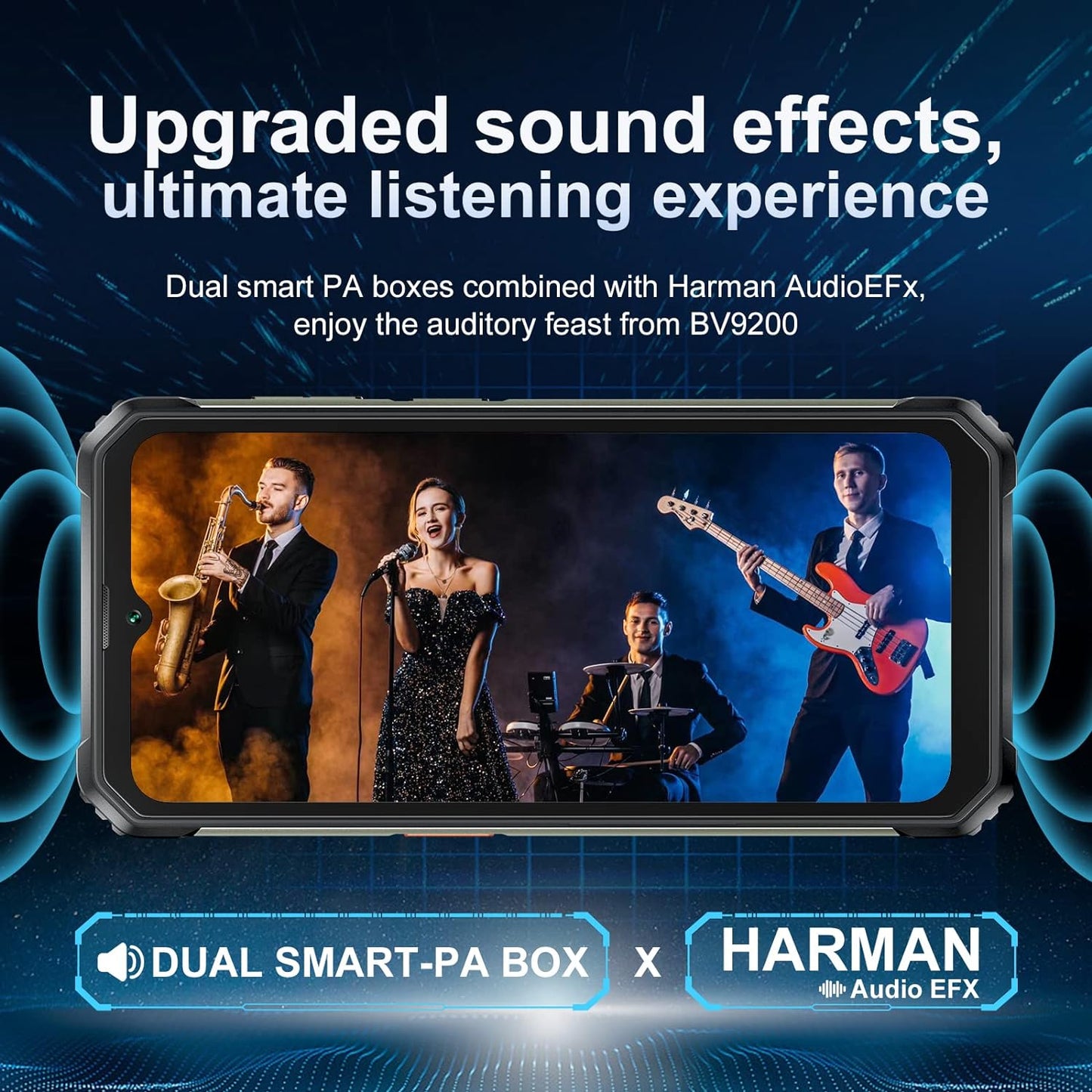 Blackview - Teléfonos resistentes desbloqueados, BV9200 Android (2023), 14 GB+256 GB/1 TB de teléfono celular desbloqueado, 66 W Fast+ 30 W de carga inalámbrica, Octa-core Helio G96, visualización de 2.4 K 120Hz, cámara de 50 MP, Android 12, NFC