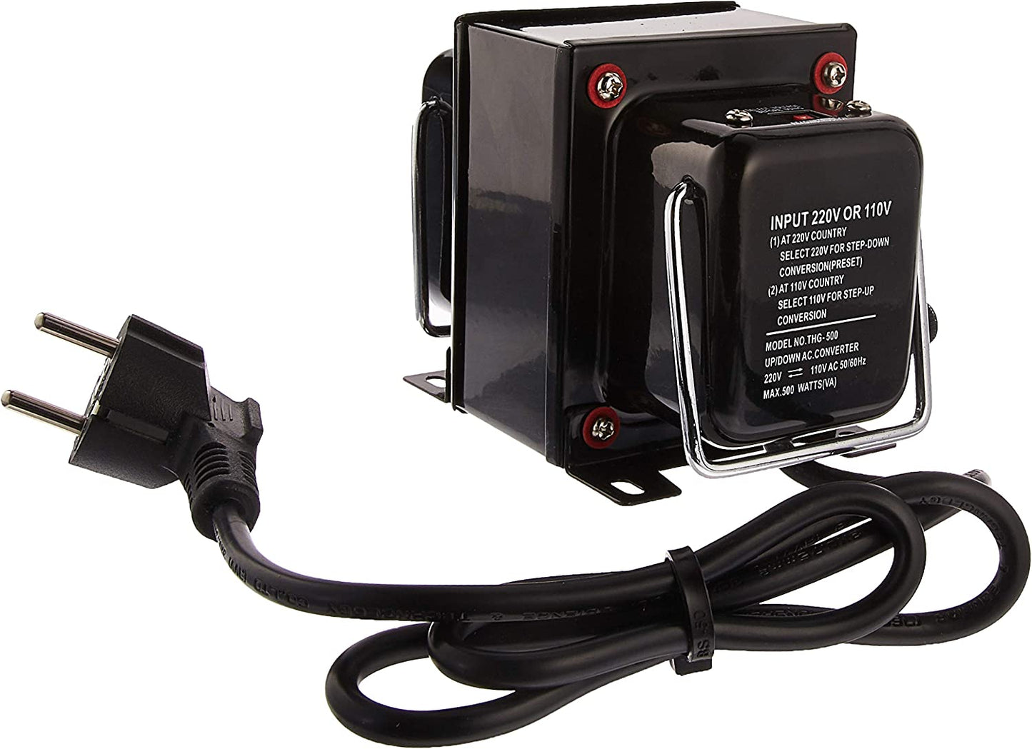 Simran THG-2000T Convertidor transformador de voltaje de paso hacia arriba y hacia abajo para 110 V y 220/240 V 2000 W