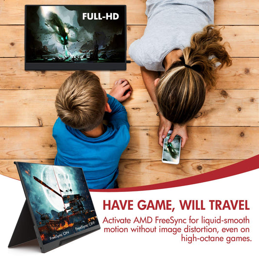 VIOTEK LinQ P16C 16-Inch Portable Monitor for Laptop