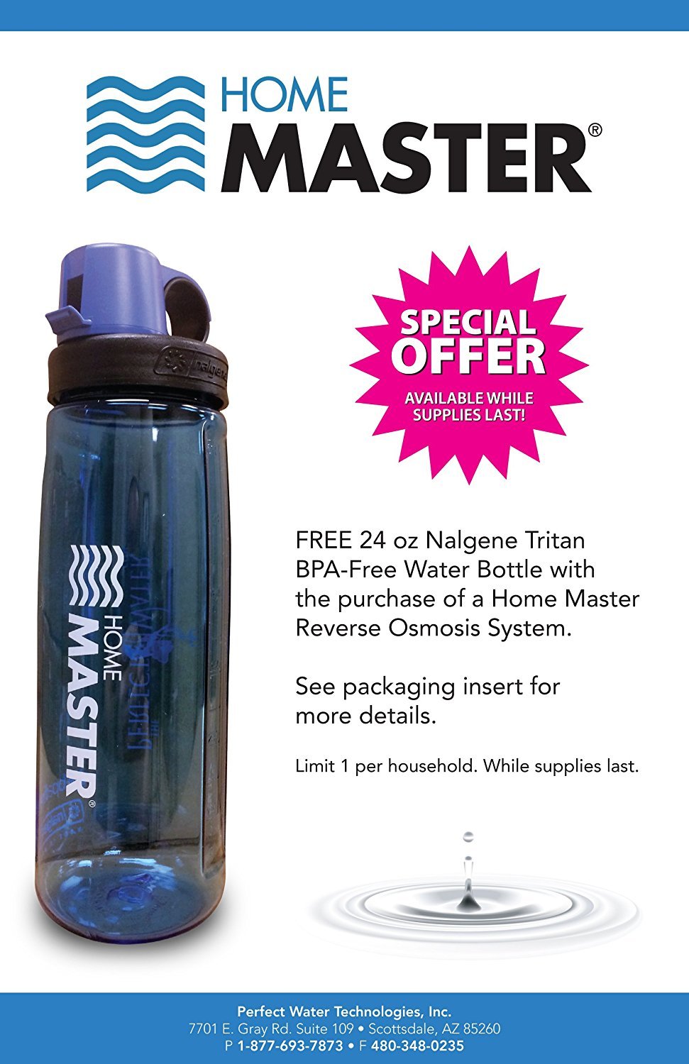 Home Master TMHP HydroPerfection Undersink Reverse Osmosis Water Filter System
