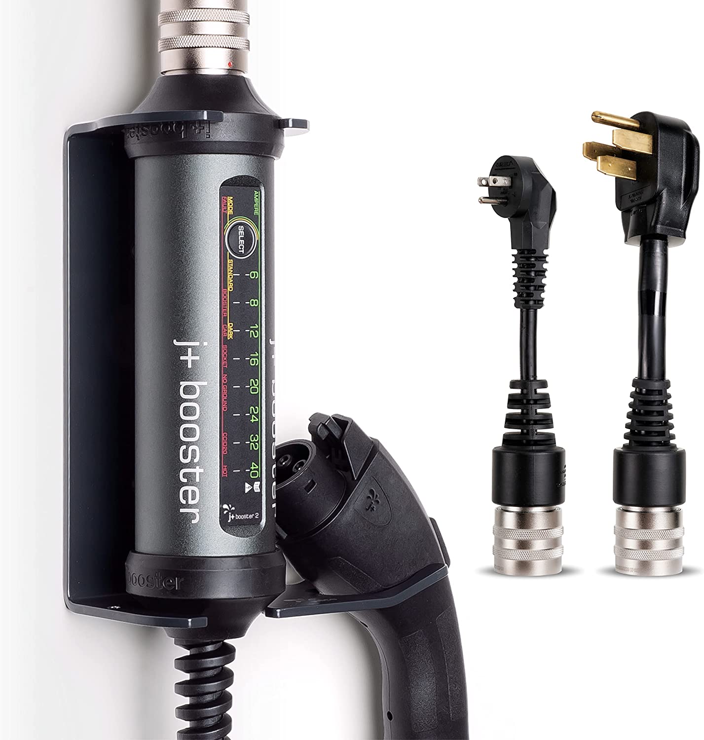 j+ Booster 2 Cargador portátil EVSE 40amp 240v ultra ligero UP-JB2L JUICE AMERICAS