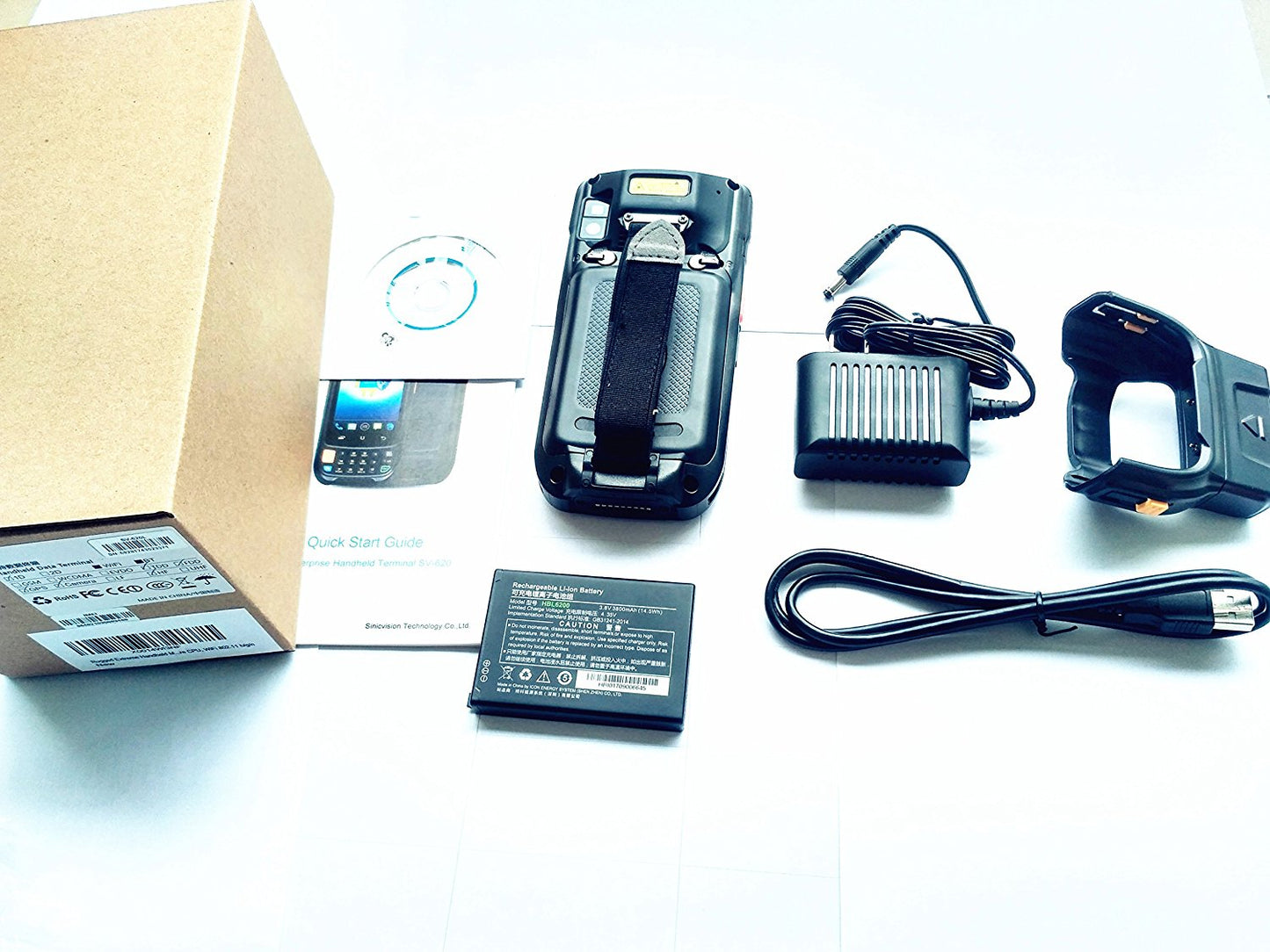 Rugged Extreme Handheld Mobile Computers, Data Terminal With Motorola Symbol 1D Laser Barcode Scanner / GPS / Camera, Android 5.1 OS, Qualcomm Quad Core CPU, WiFi 802.11 b/g/n