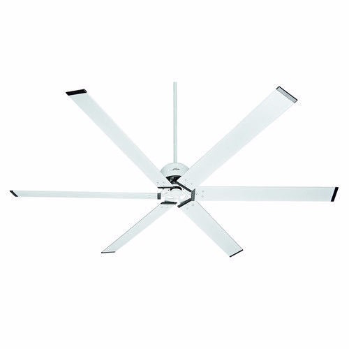 Ventilador Industrial Hunter 96 In. Aluminio Blanco