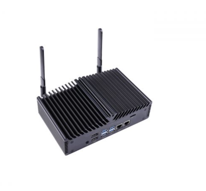 A205E Mini PC, with Jetson Xavier NX 8GB module, 128GB SSD, 2xHDMI, 2xGbE. 4xUSB 3, RS232, RS485, WiFi/BLE