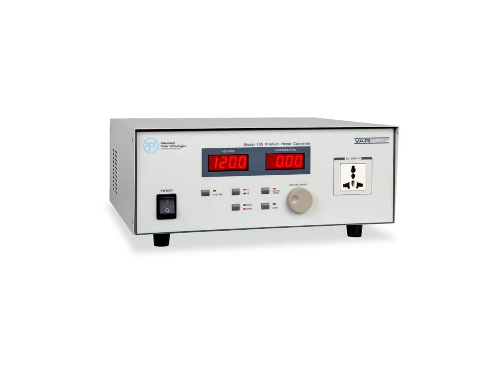 APT 00105 - Convertidor de potencia y transformador variable VariPLUS, monofásico, 500 VA
