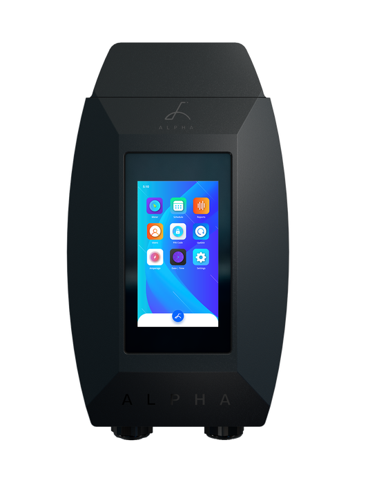 Alpha Level 2 EV charger CARGADOR AUTO ELECTRICO MULTIMEDIA INTERACTIVO WIFI 40AMP 10KW