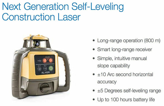 Láser rotativo de nivelación con autonivelación RL-H5A de Topcon