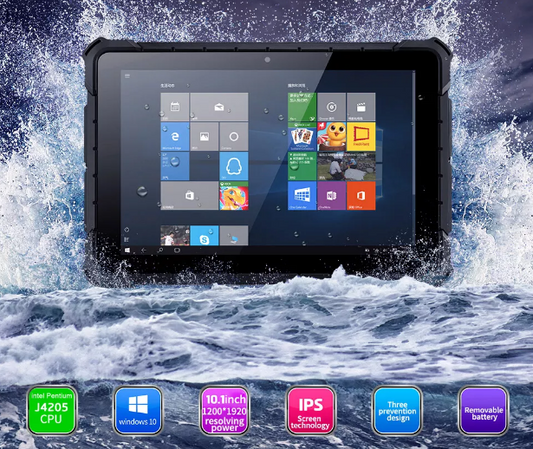 TABLET 10.1" RUGGED WINDOWS 10 6GB RAM 128GB IP67 2.66GHZ