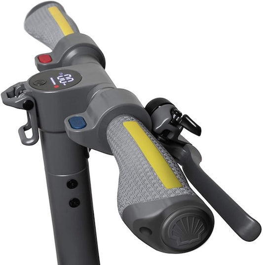 SHELL Patinete eléctrico plegable para adultos, velocidad máxima de 15 a 20 MPH E09