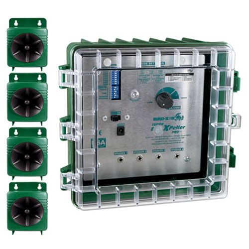 Super BirdXPeller PRO Sistema completo ahuyentador de aves SKU SBXP-PRO (Versión 2)