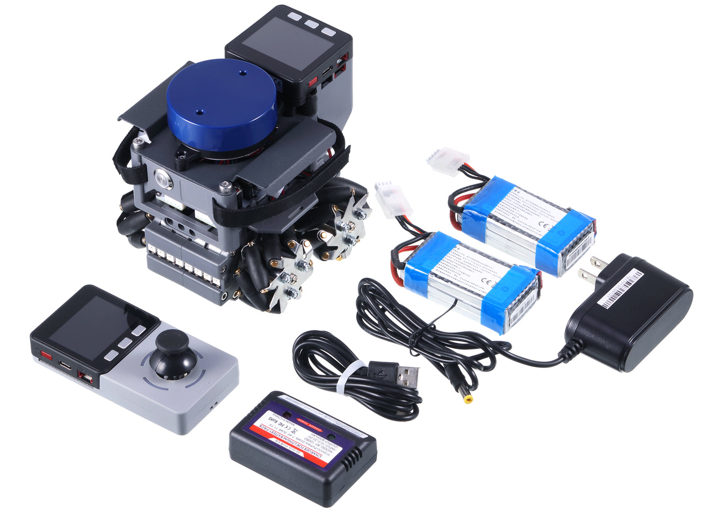 YDLIDAR X2 360° Laser Scanner Robot X2_Lidarbot + Batteries