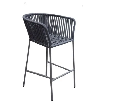 Banco Stool Para Exterior En Nylon Y Acero