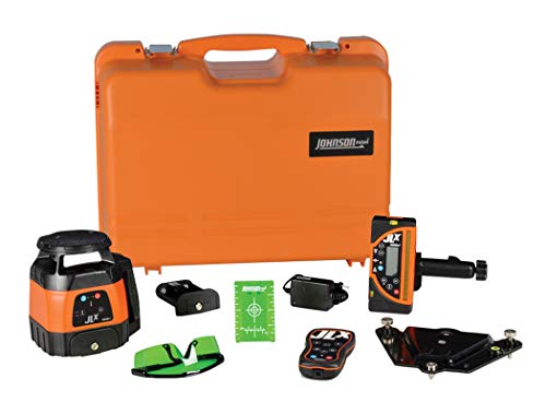 Johnson Level & Tool 40-6590I - Kit de láser giratorio de seguimiento horizontal y vertical