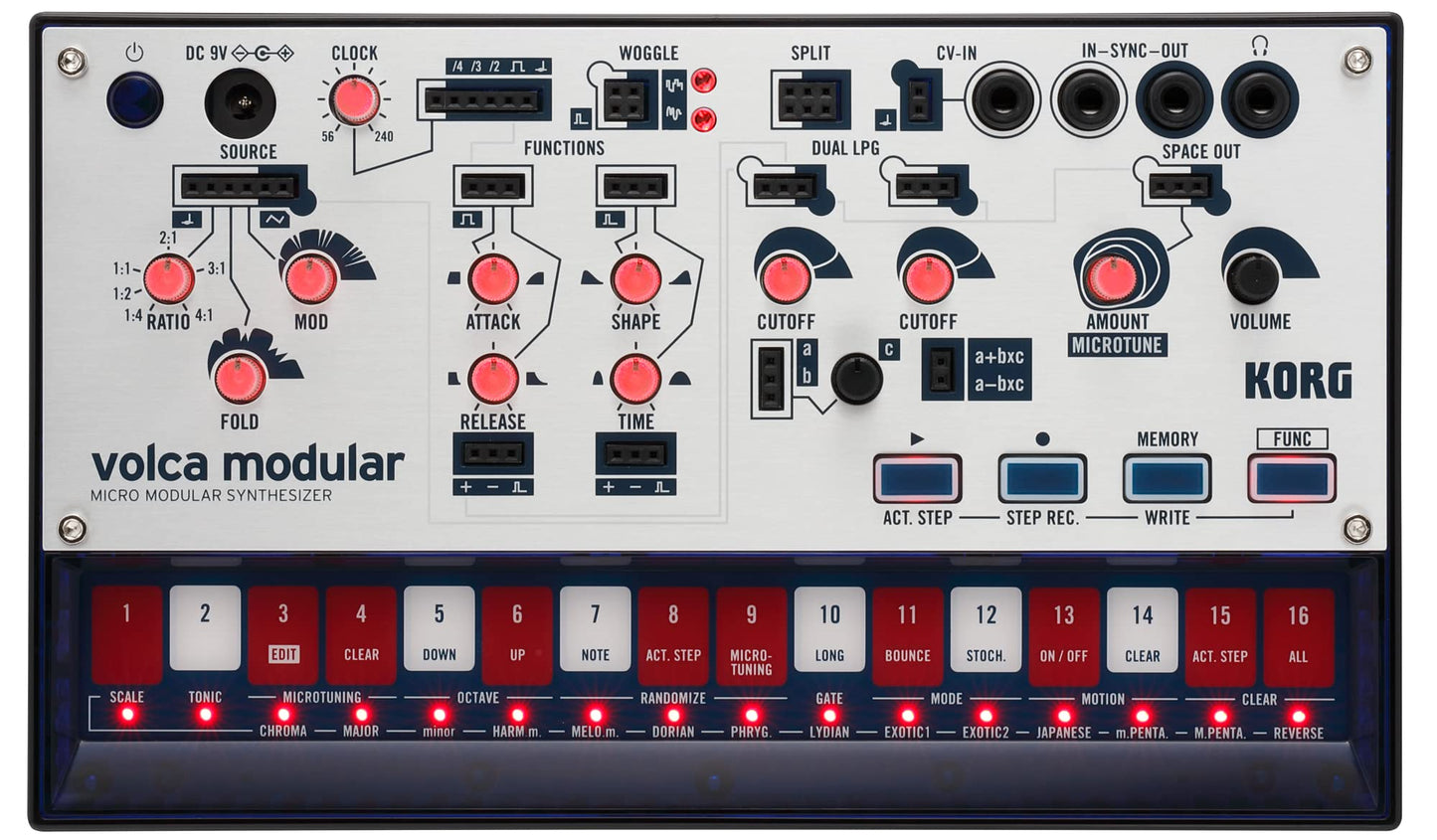 Korg Volca Sintetizador modular semimodular con secuenciador