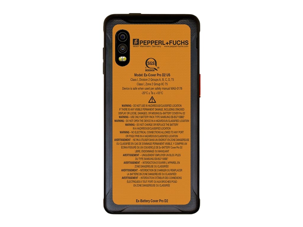 ecom EX-COVER PRO D2 - Rugged Smartphone for Class I, Division 2