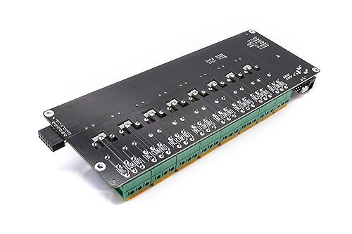 BEVRLink Relé de 8 canales 5V V1 | 8 CH | para Raspberry Pi, Arduino, ESP32, ESP8266, otros ordenadores y microcontroladores de una sola placa | I2C | GPIO
