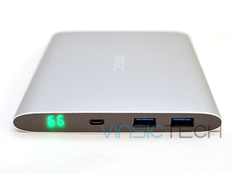 Cargador portátil externo ultra delgado de la batería del USB de la batería de Vinsic 20000mAh Power Bank