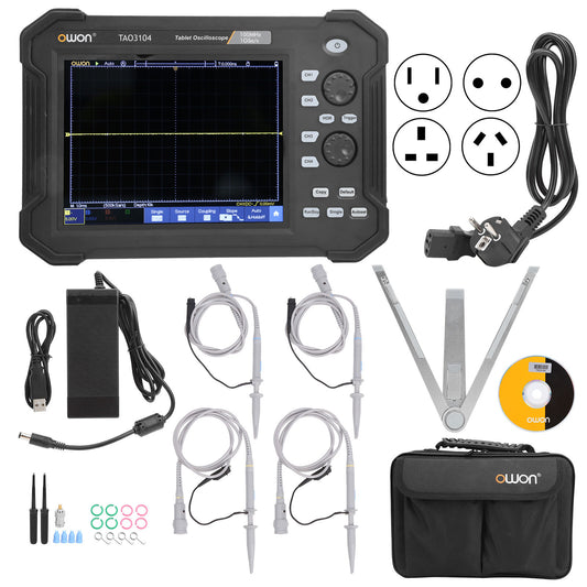 TAO3104 Oscilloscope 4CH LCD TouchScreen Digital Tablet Oscilloscopes Kits