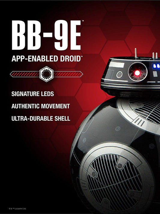 Star Wars The Last Jedi Sphero App-Enabled BB-9E Droid IN HAND! NEW! Trainer WOW
