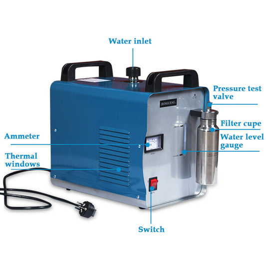 Oxygen Hydrogen Flame Generator Acrylic Polishing Machine 75L/H 300W 1 Gas Torch