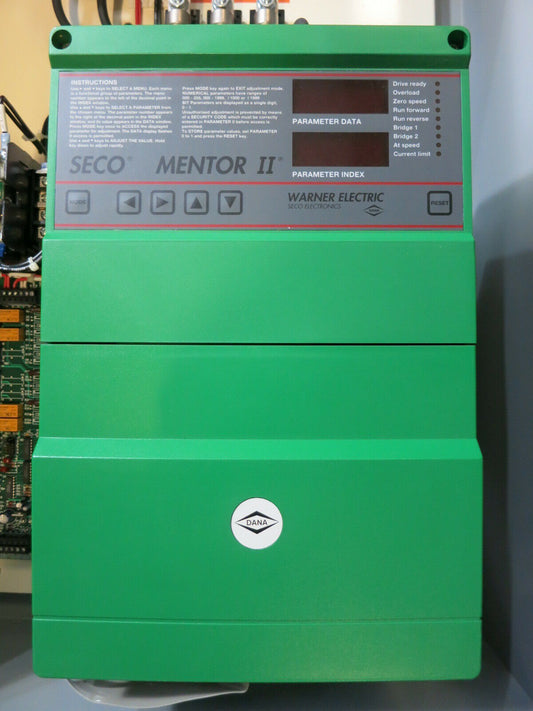 New SECO M4410-22120A 10-HP Mentor II M4000 Digital DC Drive Warner Electric