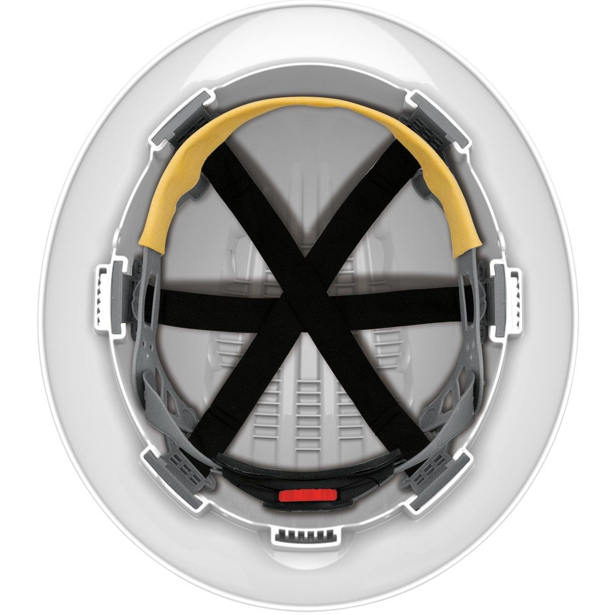 JSP Vented Full Brim Hard Hat with 6 Point Ratchet Suspension