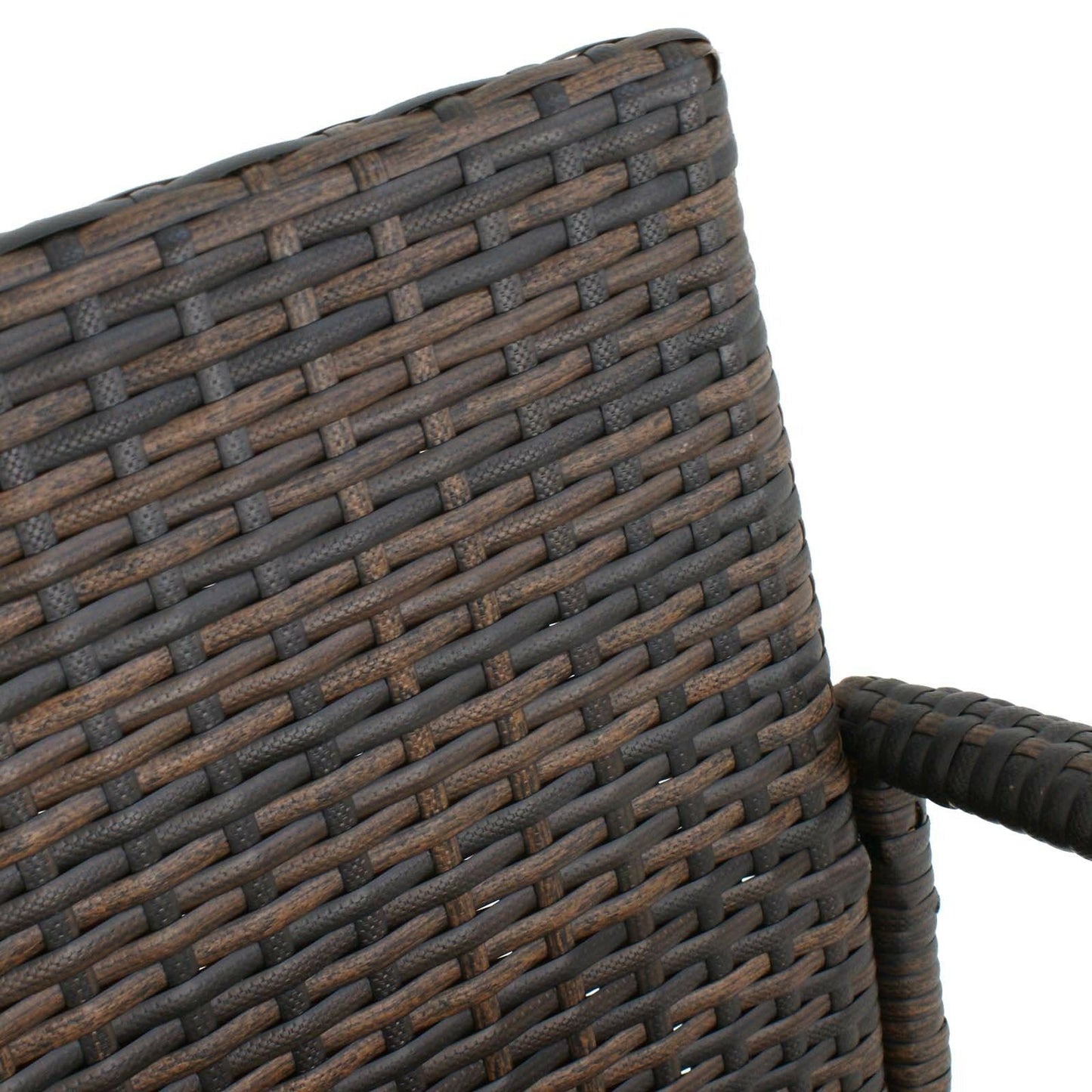 Outdoor Wicker Bar Stool Set of 2 Rattan Bar stools Dining Chair Garden Club