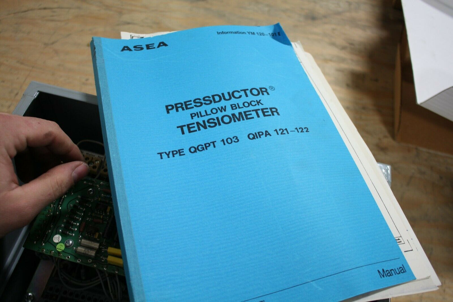 ASEA Pressductor Pillow Block Tensiometer Model QIPA121 NEW