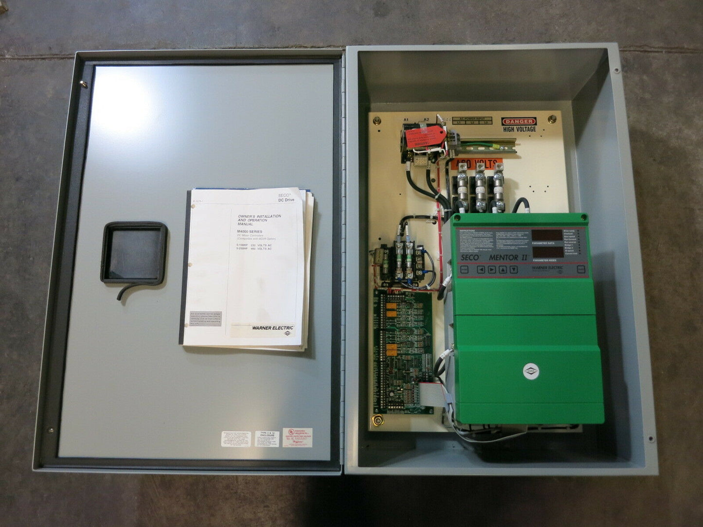 SECO M4410-22120A 10-HP Mentor II M4000 Digital DC Drive Warner Electric