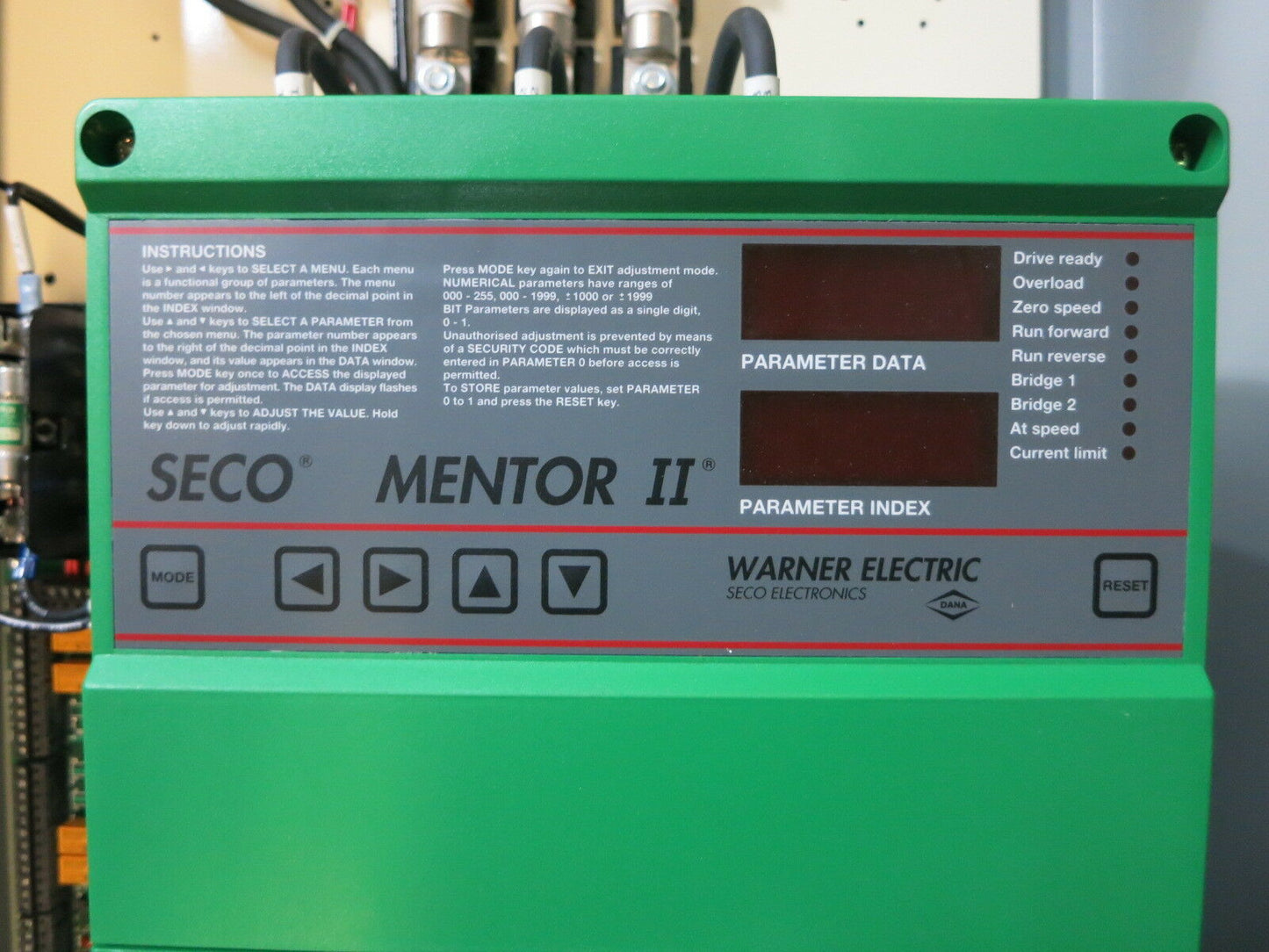 New SECO M4410-22120A 10-HP Mentor II M4000 Digital DC Drive Warner Electric