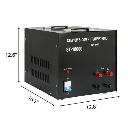 110V-220V 10000 W Watt Step UP-Down Power Transformer Voltage Converter