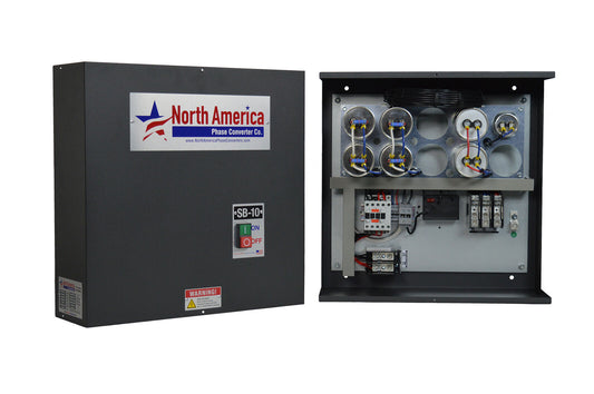 SB-10 Smart-Boost™ 10HP Digital Rotary Phase Converter, Custom Baldor Generator